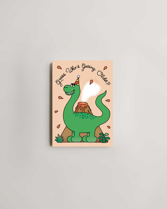 Wrap Guess Who's Getting Older? Card