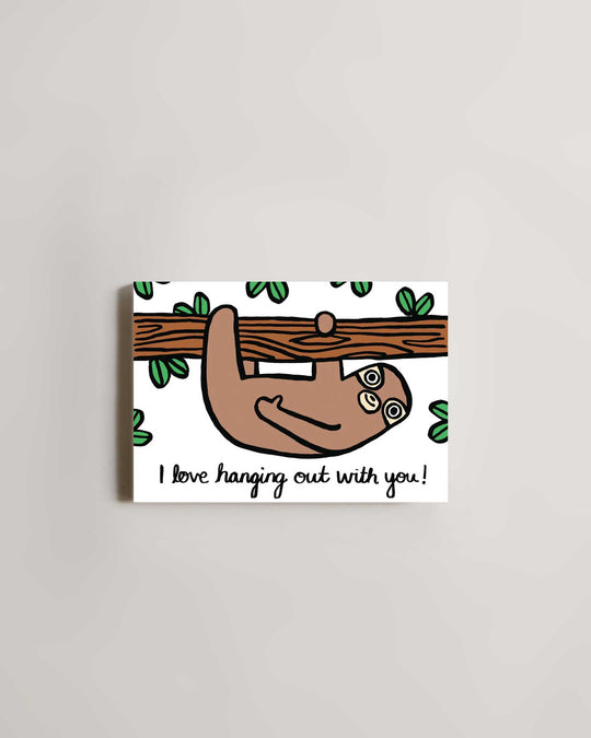 Wrap Hanging Out With You Card — greeting card at SORT Vancouver