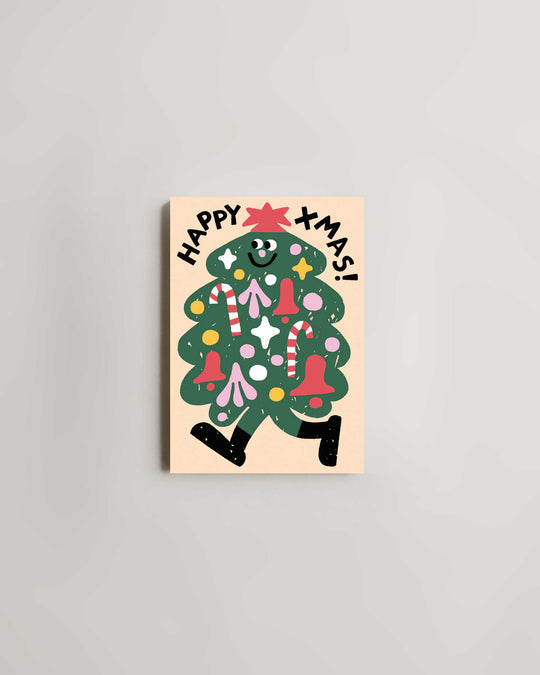 Wrap Happy Xmas Tree Card