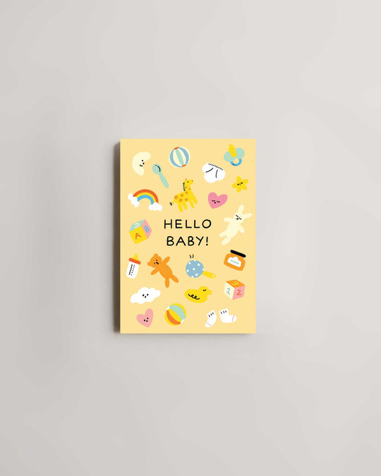 Wrap Hello Baby Card — greeting card at SORT Vancouver