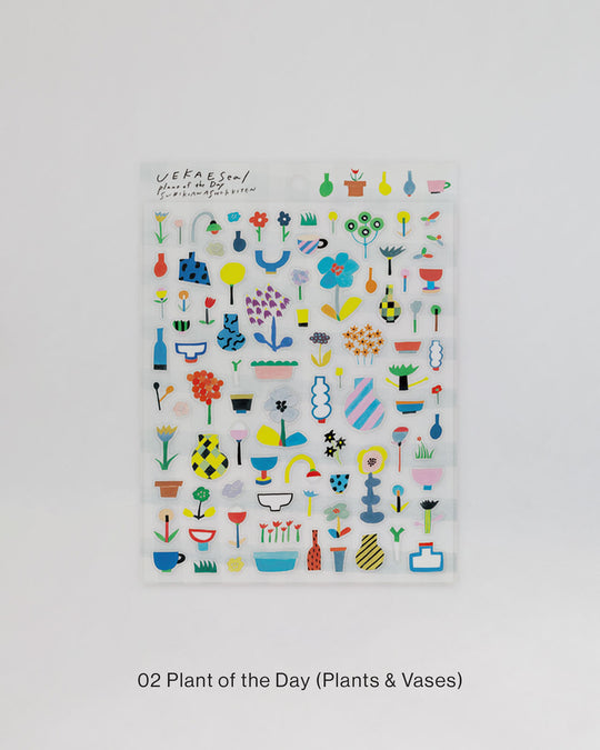 Hyogensha Japanese Sticker Sheet — Everyday Theme — Hyogensha, Japan, at SORT Vancouver