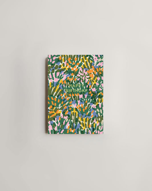 Wrap Happy Birthday Meadow Card