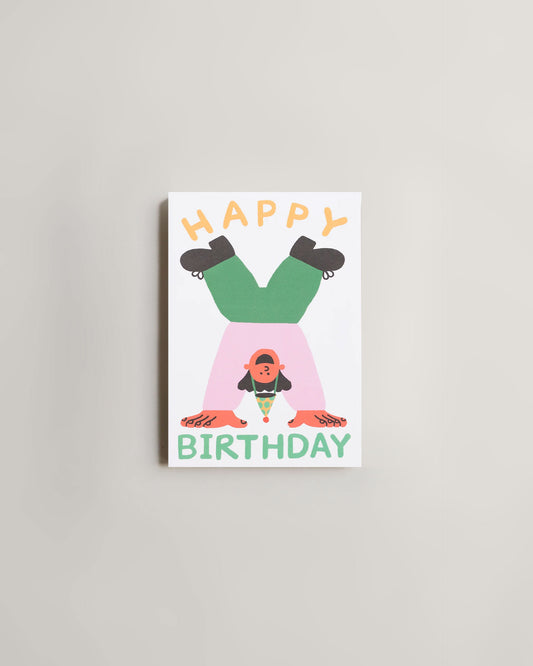Wrap Happy Birthday Handstand Card