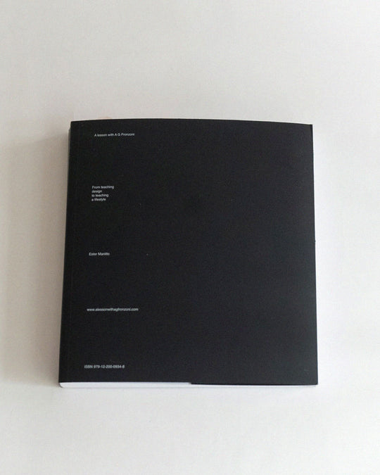 A Lesson with AG Fronzoni — book at SORT Vancouver