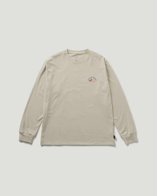 Snow Peak Living With Nature Long Sleeve T-Shirt — Ivory