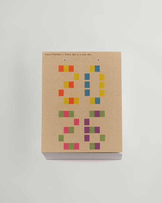 2026 Tear-off Calendar by Karel Martens