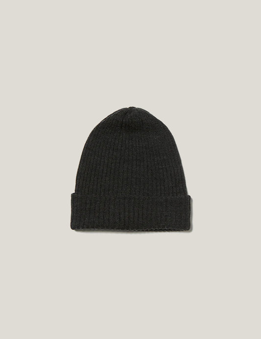 Snow Peak FW24 Rib Knit Cap — Charcoal Colour