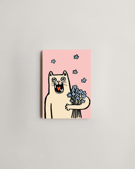 Wrap I Love You Cat Card