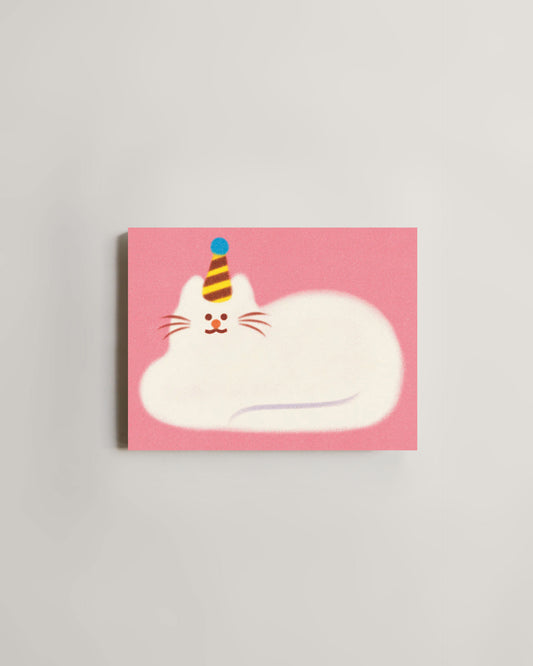 Wrap Birthday Cat Card
