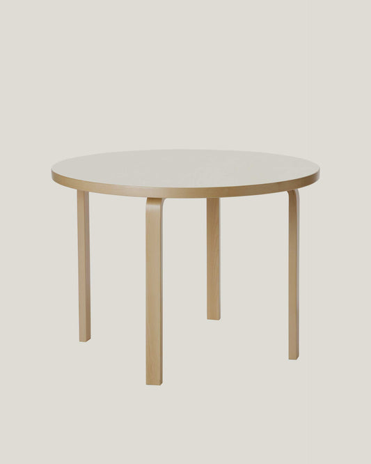Artek Aalto Circular Table 90A — White Top (Special Order)