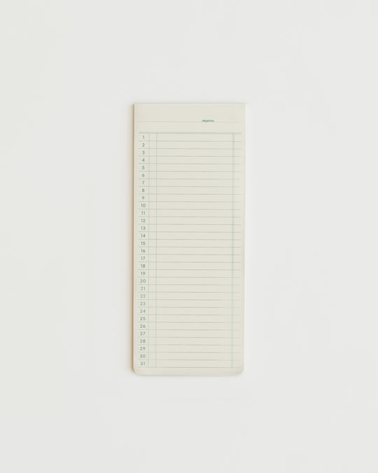 Hightide Sticky Memo Pad Monthly — Hightide, Japan, at SORT Vancouver