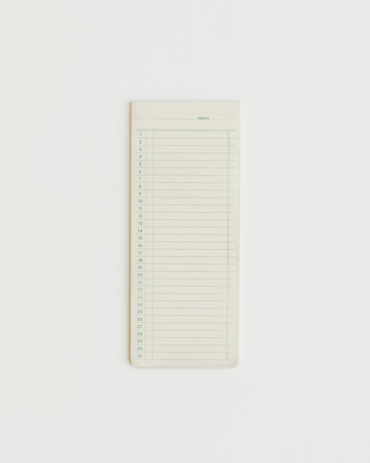 Hightide Sticky Memo Pad Monthly