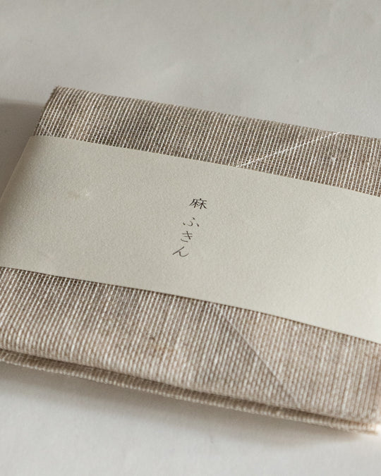 Japanese Hemp Fukin Dish Cloth in use — minimalist kitchen goods at SORT Vancouver