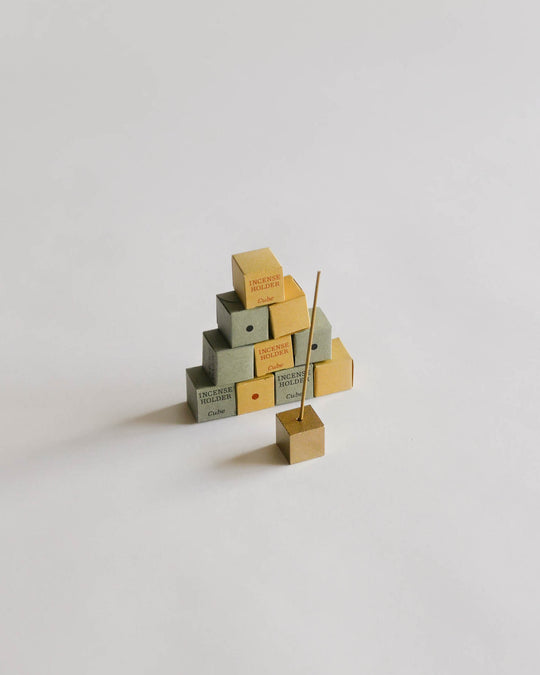 Cube Incense Holder detail — Japanese design at SORT Vancouver