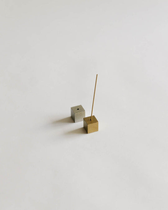 Cube Incense Holder — minimalist ceramic incense holder at SORT Vancouver