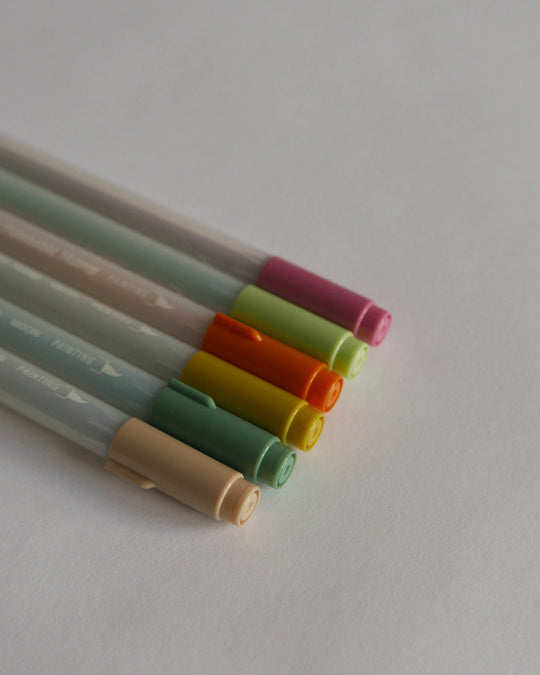 Midori Color Pens detail — minimalist Japanese design at SORT Vancouver