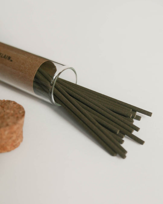 Hasami Porcelain Incense detail — minimalist Japanese design at SORT Vancouver