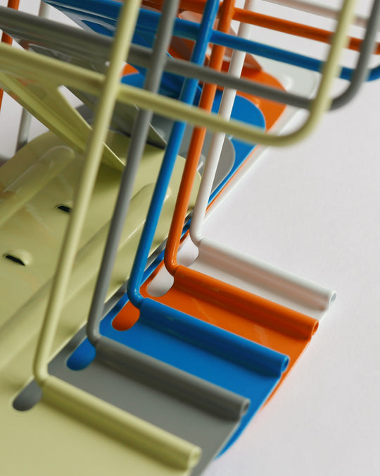 Hightide Steel Book Stand detail — minimalist design at SORT Vancouver