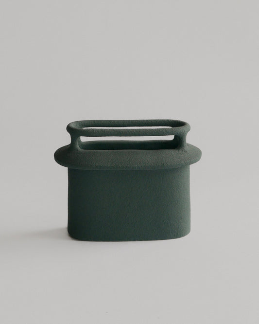 Solenne Belloir Chimney Vase - Dark Grey/Green