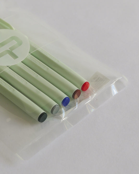 Craft Design Technology Brush Sign Pen 5 Colours Set