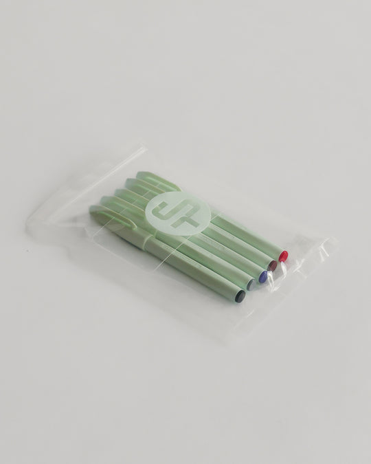 CDT Brush Sign Pen 5 Colours Set — Craft Design Technology, Japan, at SORT Vancouver