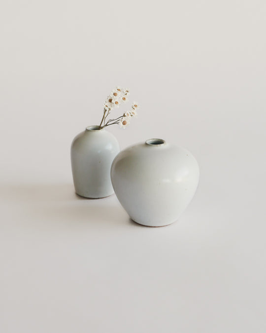 Seiryugama Japan Single-flower Porcelain Vase — Seiryugama, Japan, at SORT Vancouver