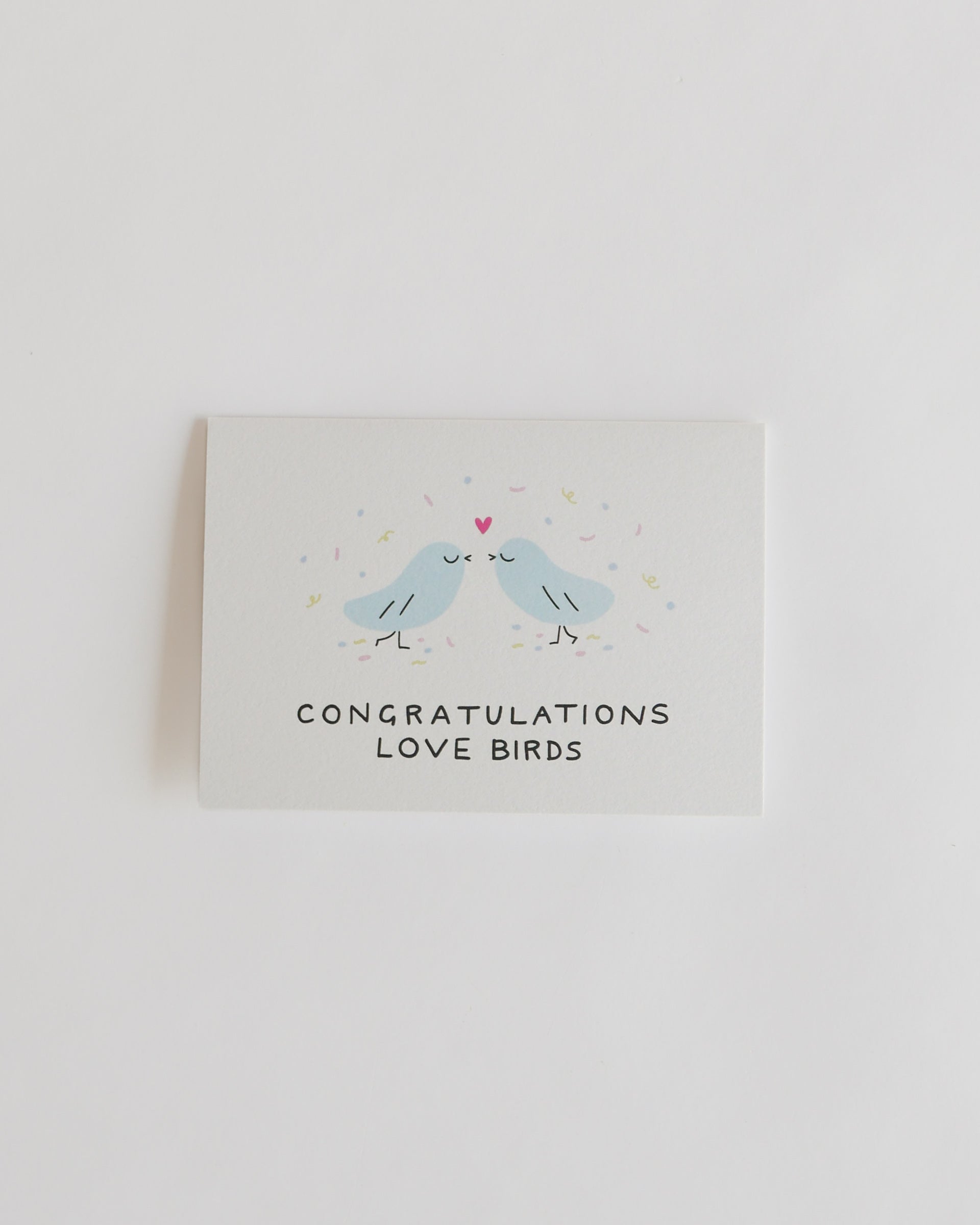 Wrap Congrats Love Birds Card — greeting card at SORT Vancouver