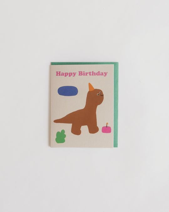 Wrap Happy Birthday Dino Card — greeting card at SORT Vancouver