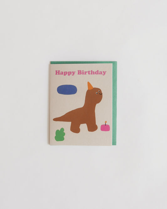 Wrap Happy Birthday Dino Card