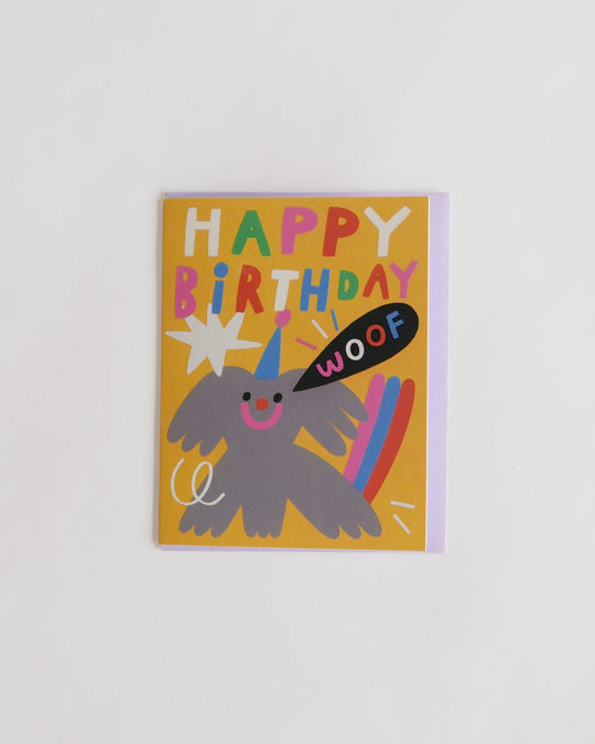 Wrap Happy Birthday Woof Card — greeting card at SORT Vancouver