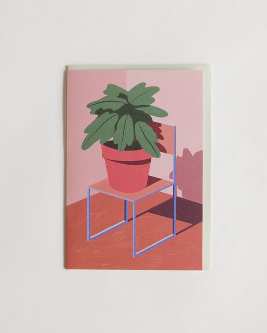 Wrap Plant & Chair Card