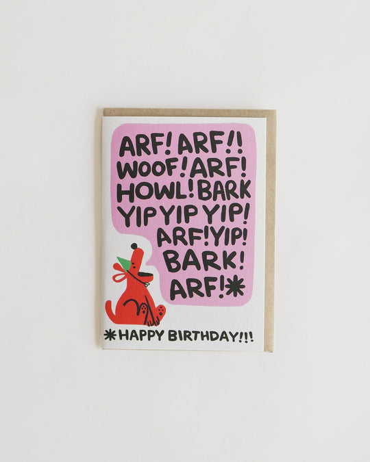 Wrap Birthday Bark Card — greeting card at SORT Vancouver