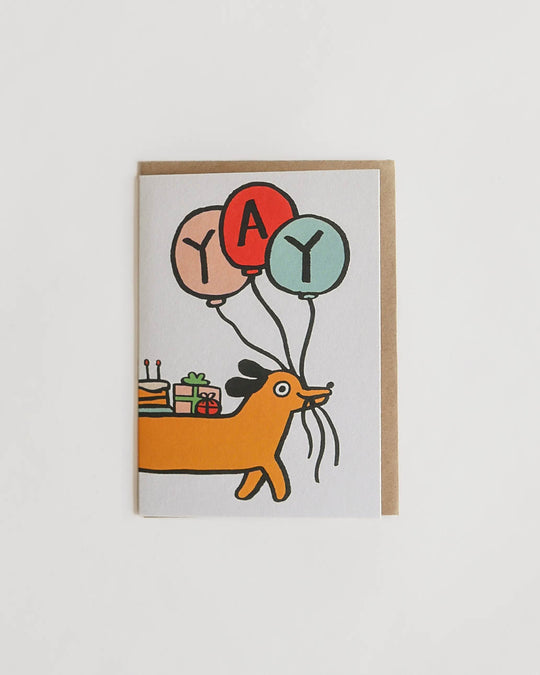 Wrap YAY Sausage Card — greeting card at SORT Vancouver