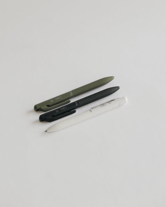 Pentel Calme Monochrome Ballpoint Pen — Pentel, Japan, at SORT Vancouver