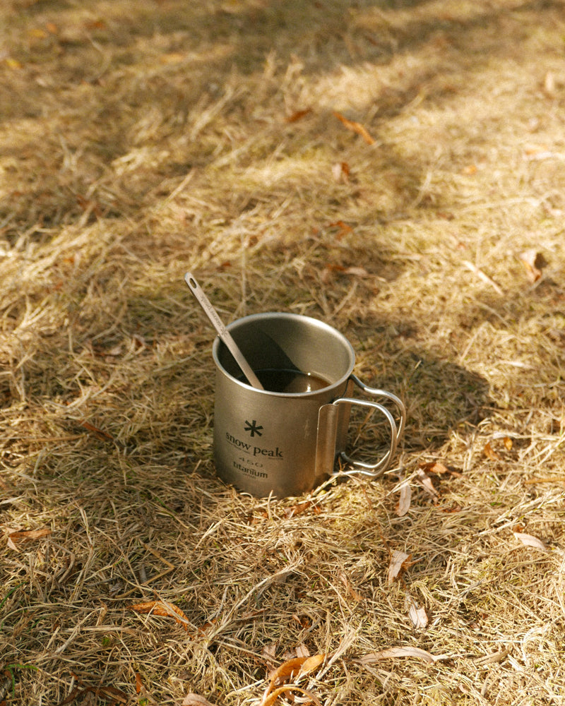 Snow Peak Titanium 3 Cup Cafe Press - Tazza Snow Peak Titanium 3 Cup Cafe Press - Tazza