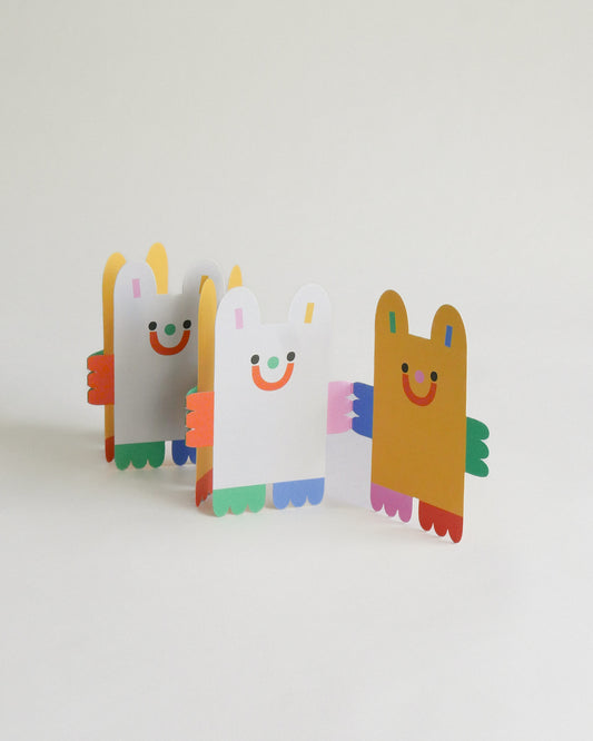 Wrap Bear Concertina Fold Out Card