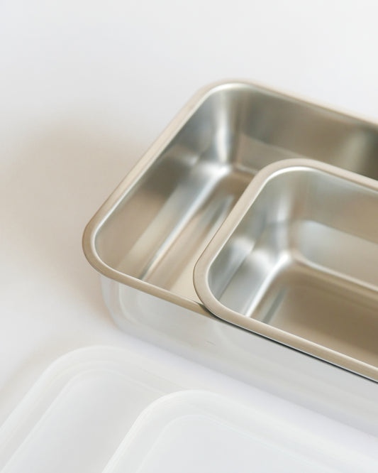 Yoshikawa Stainless Steel Multipurpose Container with Lid