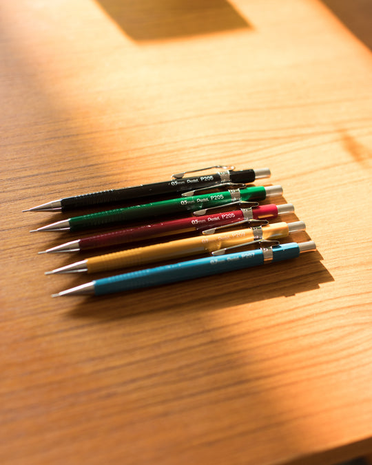 Pentel P200 Mechanical Pencil colour variants — available at SORT Vancouver design store