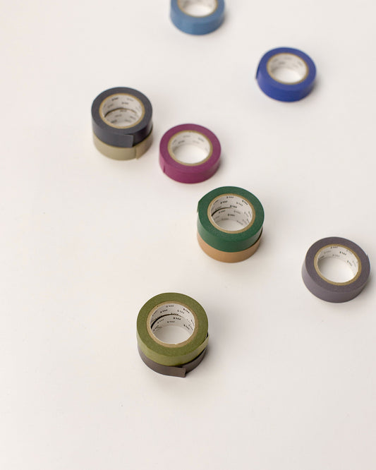 MT Washi Dark Colours Masking Tape — Box Set