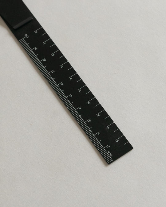 Hightide Clip Ruler detail — minimalist Japanese design at SORT Vancouver