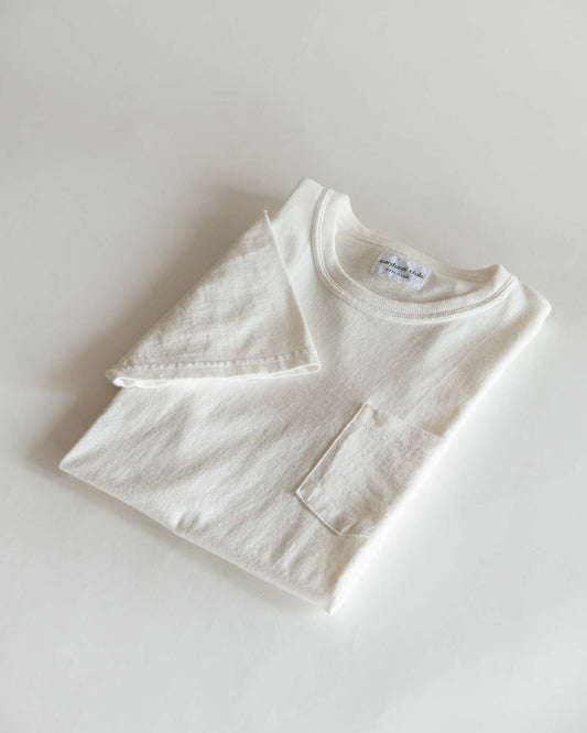Corduroi Club Classic Pocket Tee - White
