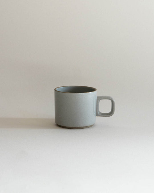 Hasami Porcelain Mug Cup 11oz Gloss Gray — Japanese minimalist ceramics at SORT Vancouver