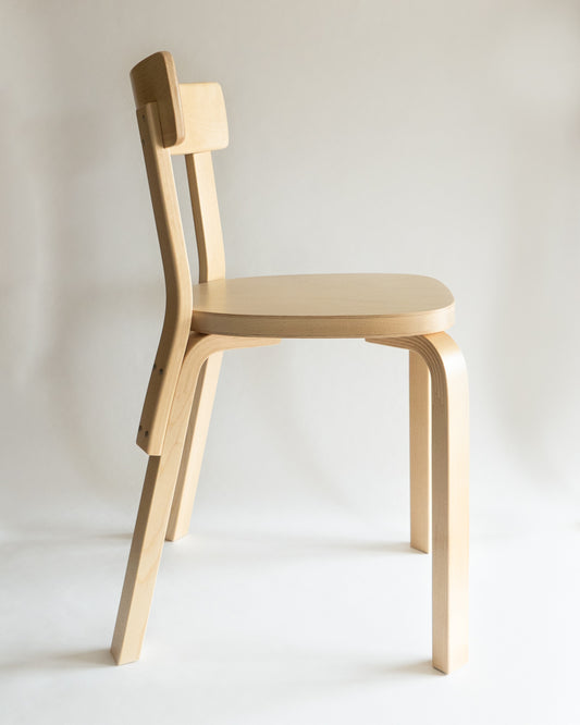 Artek Aalto Chair 69 — Natural Birch (New In-stock, Final Sale)