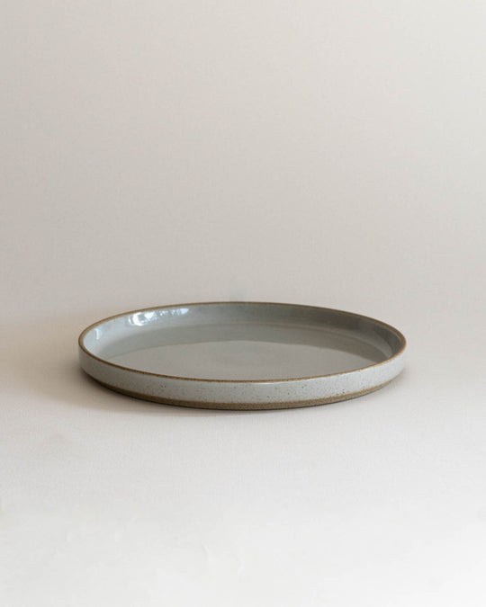 Hasami Porcelain Plate HPM004 Gloss Gray — Japanese ceramics at SORT Vancouver