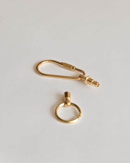 A&F Brass Tear Drop Key Holder detail — at SORT Vancouver design store