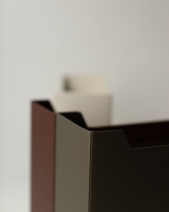 CDT Box Wide File detail — minimalist Japanese design at SORT Vancouver