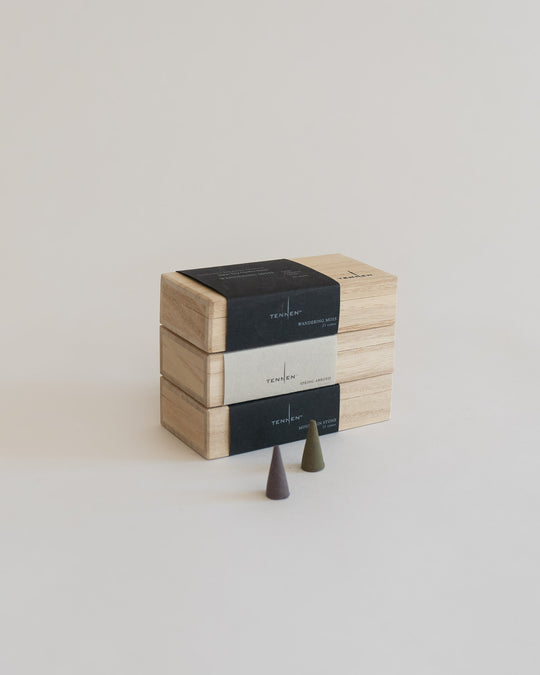 Tennen Incense Cone detail — minimalist Japanese design at SORT Vancouver