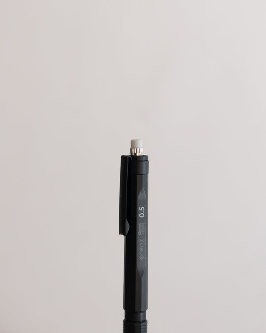 Pentel Orenz Nero detail — minimalist Japanese design at SORT Vancouver