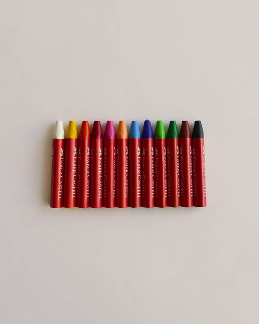 Faber-Castell Jumbo Wax Crayon — Case of 12
