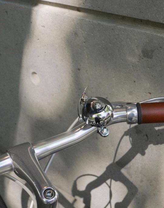 Tokyo San Esu Viva Bike Bell detail — minimalist Japanese design at SORT Vancouver